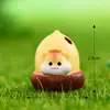 Nuevo pino ratón micro paisajismo jardinería DIY paisajismo decoración accesorios linda ardilla pequeña escritorio adornos de resina