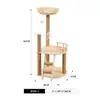 Rascador pequeño para gatos hecho a medida, villa para gatos de madera maciza, suministros para mascotas tipo cápsula espacial, casa para gatos, jaula para gatos, nido para gatos