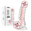 Série Prazer Cristal de Besta de Quatro Atributos Conjunto Raiz de Dragão Dente de Lobo para Homens, Anel de Aperto de Longa Duração, Anel de Bloqueio, Brinquedo Sexual Adulto