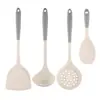 Espátula de Silicona para el Hogar Juego de Utensilios de Cocina Espátula de Silicona Resistente a Altas Temperaturas Cucharón Utensilios de Cocina Antiadherentes para Uso Diario
