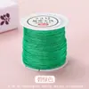 Colorido Degradê Não. 72 Segmento de Linha de Jade Corda de Mão Tingida Corda Trançada Pulseira DIY Feita à Mão Pingente Corda Trançada Corda Colorida Material