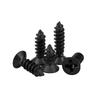 Tornillo autorroscante de cabeza avellanada negra tornillo autorroscante de cabeza plana KA tornillo pequeño electrónico M2 M2.3 M2.6 M3