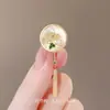 Novo broche estilo antigo de alta qualidade ins para mulheres estilo chinês leque borla pino de terno placket de pressão cheongsam corsage atacado