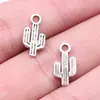 7X15Mm 0,4g Prata Antiga Joia de Exportação Europeia e Americana Conector Mais Vendido Conector Cacto