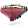 Comercio electrónico transfronterizo encaje lencería para mujer comercio exterior sexy bragas para mujer lencería hueca para mujer color liso venta al por mayor