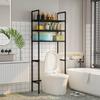 Estante de Almacenamiento para Baño Estante para Inodoro Lavadora Estante de Pie Sin Taladro Hogar Baño Almacenamiento para Baño