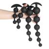 C561 Dispositivo de Masturbação com Contas Anais para Homens, Massageador Anal para Mulheres, Plug Anal de Silicone com Contas para Uso Externo, Diversão Adulta