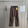 Pantalones de Trabajo Gruesos Cálidos Forrados de Polar Resistentes al Agua de Pierna Ancha para Esquí Pantalones Funcionales tipo Paracaídas para Mujer Pantalones Casuales Versátiles de Invierno