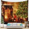 Cross-border Natal pele de pêssego tecido de veludo sala de estar sala de férias decoração de férias tapeçaria decoração da sala pano de fundo pano
