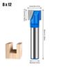 Alça de 8 mm exportada para a Rússia Amazon AliExpress máquina de gravação máquina de corte faca de limpeza de fundo plano 10-32mm Azul