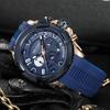 Nuevo reloj MEGIR MEGIR Reloj cronógrafo multifuncional de cuarzo Reloj luminoso para hombre Reloj deportivo para hombre 2200
