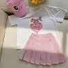Falda plisada estilo académico para niñas, falda corta blanca JK para estudiantes de primaria, adecuada para niños mayores en primavera y otoño