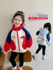 Jaqueta Feminina 2026 Outono Novo Estilo Top com Capuz Casual Infantil Roupas de Outono Estilosas Jaqueta Corta-vento para Menina