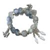 Pulsera de borlas con cuentas, novedosa, diseño de nicho femenino, color de alto valor, personalidad, no golpea el estilo, pulsera de novias que combina con todo, marea