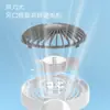 Ventilador de Escritorio Portátil Transfronterizo Simple y Fresco Carga USB Soporte Vertical para Teléfono Móvil Ventilador de Mano Regalo Venta al por Mayor