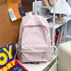 Mochila Ligera, Sencilla, de Color Sólido, Casual y Versátil, Bolsa para Clases de Estudiantes Universitarios, Mochila Escolar, Mochila para Mujer para Salidas, Mochila para Estudiantes de Secundaria