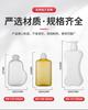 Botella Plana Personalizada Botella de Aceite Esencial Botella de Loción Corporal Botella Vacía Plástico PET Botella Vacía Botella de Gel de Ducha Botella de Detergente para Lavandería de Prendas Íntimas