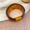 Pulsera geométrica de cuentas acrílicas transfronteriza europea y americana, diseño de nicho exagerado, lujo ligero, sensación de alta gama, accesorio de mano personalizado