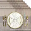 Nuevos Manteles Más Vendidos de Amazon, Rayados de Color Sólido, Aislantes de Calor y Resistentes a Manchas, Decoración de Mesa, Manteles de Lino al por Mayor