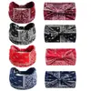 Estilo Boho Europeu e Americano Nova Faixa Esportiva Elástica Estampada Headband de Aba Larga Feminina Lenço de Cabeça de Algodão Headwear Atacado