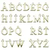 1 Peça de Pingente de Letra Colorido Eletrodepositado de Longa Duração, Estilo Coreano Acessórios de Joia DIY, Pingente de Liga, Brinco, Colar, Kit de Material Artesanal