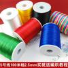 Línea 5 100 m Yiwu accesorios de alambre hechos a mano diy alambre para nudo chino pulsera trenzada collar hilo de jade
