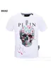 Estilo Europeo y Americano Nueva Camiseta Casual para Hombre con Impresión 3D de Alta Calidad de Cabeza de Fantasma con Llamas