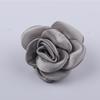 Venta al por mayor 4.5cm Flor de Borde Quemado Hecho a Mano Horquilla para el Cabello Material para Bricolaje Flor para Estilizar Flor para Zapato Accesorios de Joyería Flor Falsa Flor de Tela