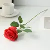 [Ventas Directas de Fábrica] Rosas de Terciopelo para San Valentín, Rosas Artificiales, Ramos de Alta Gama para el Hogar, Adornos Decorativos para la Sala de Estar