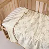 Toalla de Baño de Gasa para Bebé Transfronteriza, Manta de Siesta Clase A para Recién Nacidos, Suave, Absorbente, Manta Multifuncional para Recién Nacidos