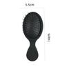 Peine de Madera de Bambú Souvenir Pequeño Peine de Cojín de Aire Portátil Peine de Peluquería Masaje de Cabeza Cabello Suave Peine Ovalado de Madera