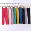 Calças Leggings Infantis Outono e Inverno Estampa de Bolinhas Algodão Forradas com Lã Térmica para Crianças Maiores Skinny Calças Elásticas