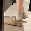 Zapatos de mujer estilo Birkenstock, de suela gruesa, que aumentan la altura, completamente cerrados, nueva colección de primavera 2026, mocasines sin cordones, zapatos individuales Birkenstock
