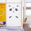 Desenhos animados gato adesivos de parede jardim de infância jardim de infância quarto decoração adesivos quarto dormitório porta adesivos autoadesivo removível FX1128