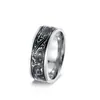 Tendencia Transfronteriza de Moda de Amazon Anillo de Acero Inoxidable Estilo Street Retro Set Anillo Joyería Personalizada para Hombres Anillo de Boda