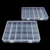 Caja de almacenamiento grande fija de calibre 24, multicalibre, caja divisoria para piezas de hardware con tapa, caja de almacenamiento de plástico, caja divisoria para joyas