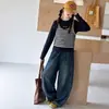 Conjunto de Otoño para Niña: Nuevo Conjunto de Sudadera de Dos Piezas 2026 para Niñas Mayores, Top de Moda Primavera y Otoño para Estudiantes de Secundaria
