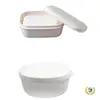 Jabonera Impermeable Estilo Japonés Caja Portátil de Viaje Caja para Baño del Hogar con Tapa Sellada y Drenaje para Jabón Limpiador Hecho a Mano