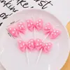 Decoración de pastel para el Día de San Valentín chino, letrero acrílico, moño, vela, accesorio de decoración para hornear de confesión de pareja