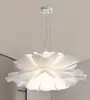 Celebridade da Internet Estilo Cream Nórdico Lustre de Flores Simples Moderno Sala de Estar Quarto Aconchegante Restaurante Criativo Lustre de Acrílico