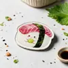 Ímãs de Geladeira Magnéticos de Bolinho de Arroz de Sushi Japonês Versão Q Conjunto Completo Desenho Animado Fofo Comida Japonesa Adesivos Magnéticos de Acrílico Cozinha