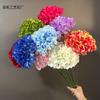 Hortensia grande individual, simulación de boda, flor para decoración de auditorio, guía de camino, flores para el hogar, adornos para sala de estar, flores al por mayor
