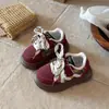 Zapatos de papá versátiles de suela blanda de moda 2026, zapatillas deportivas transpirables para niños, zapatos casuales para niños, zapatos de otoño para niñas pequeñas