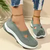 Zapatos de Mujer Temu Verano Malla Tejida al Aire Transpirables Zapatos Individuales con Suelas Suaves Que No Cansan Tus Pies, Zapatos Casuales Planos Slip-On