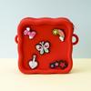 Nova Bolsa de Silicone com Furo Desenho Animado Bolsa Transversal Infantil Criativa Destacável Bolsa de Praia de Silicone Mais Vendida