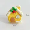 C115 Accesorios de Decoración de Comida y Juguetes Temática Navideña Materiales Hechos a Mano DIY Colgante Creativo para Pasador Adorno