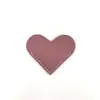 Estilo K de Estilo Ins Simple O Marcador de Libro de Cuero Corazón Pu Marcador Portátil en Forma de Corazón Marcador de Libro para Lectura Estudiante En Stock