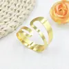 Nuevos y Creativos Anillos para Servilletas de Hotel, Anillos para Servilletas de Restaurante, Soportes Lisos para Servilletas con Forma de Cruz