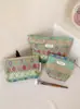 Bolsa de Maquillaje Artística Guofeng de Gran Capacidad Bolsa de Almacenamiento para Cuidado de la Piel Bolso de Mano Portátil Bolsa Interior para Viaje Neceser