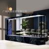 Acuario Estilo Pantalla para Sala de Estar, Grande de Pie, Cristal Ultra Transparente, No Requiere Cambio de Agua, Acuario Inteligente con Partición, Nuevo Modelo 2026